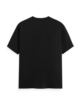 Unisex Classic Crew T-Shirt Plain (Black)